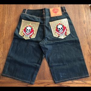 Ed Hardy denim shorts